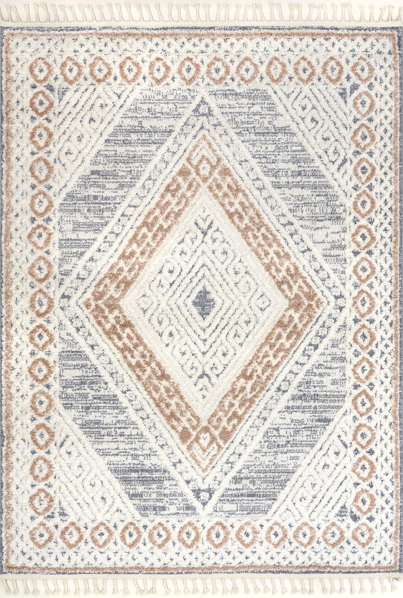 Lessie Vintage Diamond Rug | Multicolor