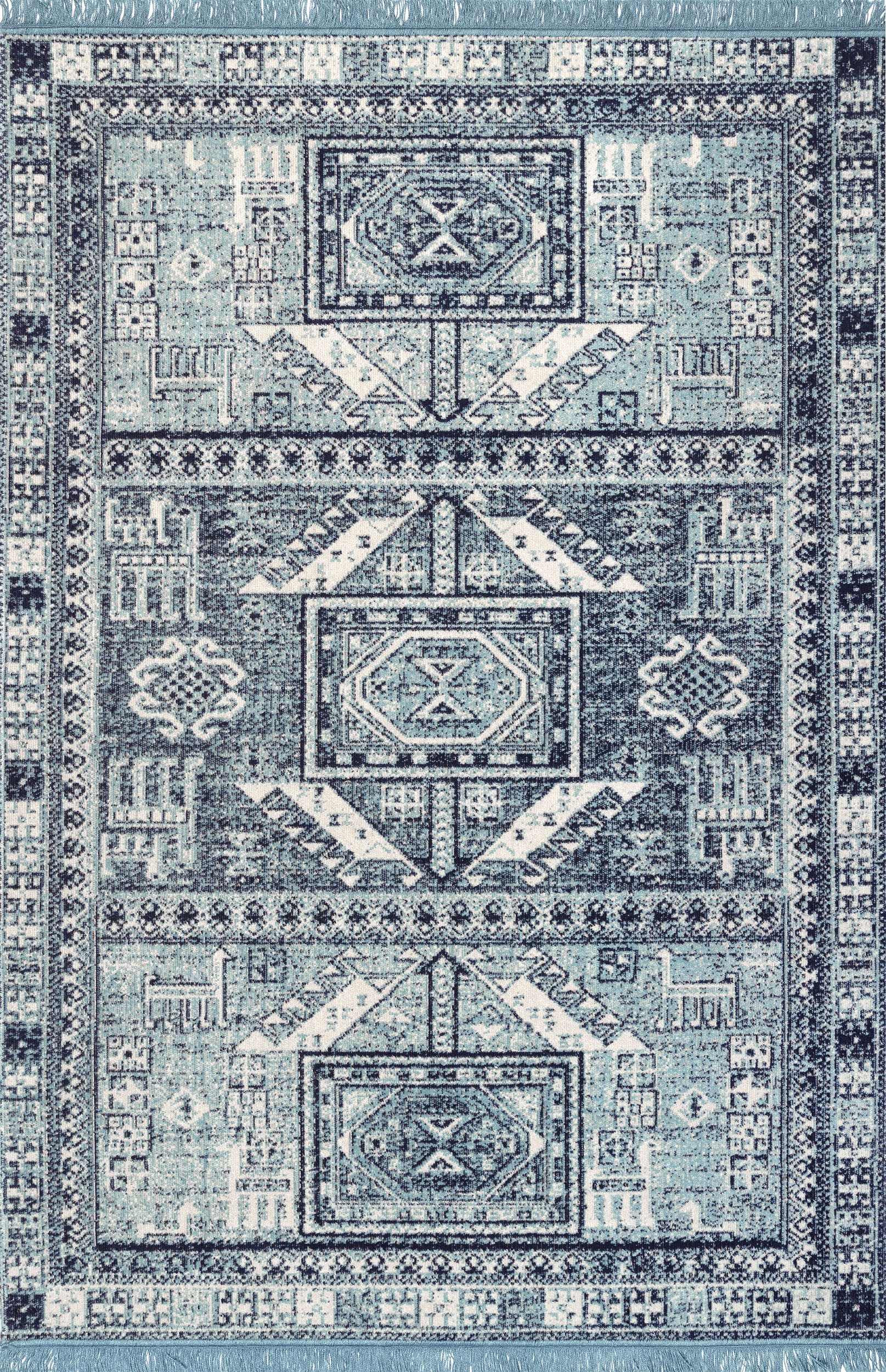 Neoclassic Indoor/Outdoor Rug | Blue