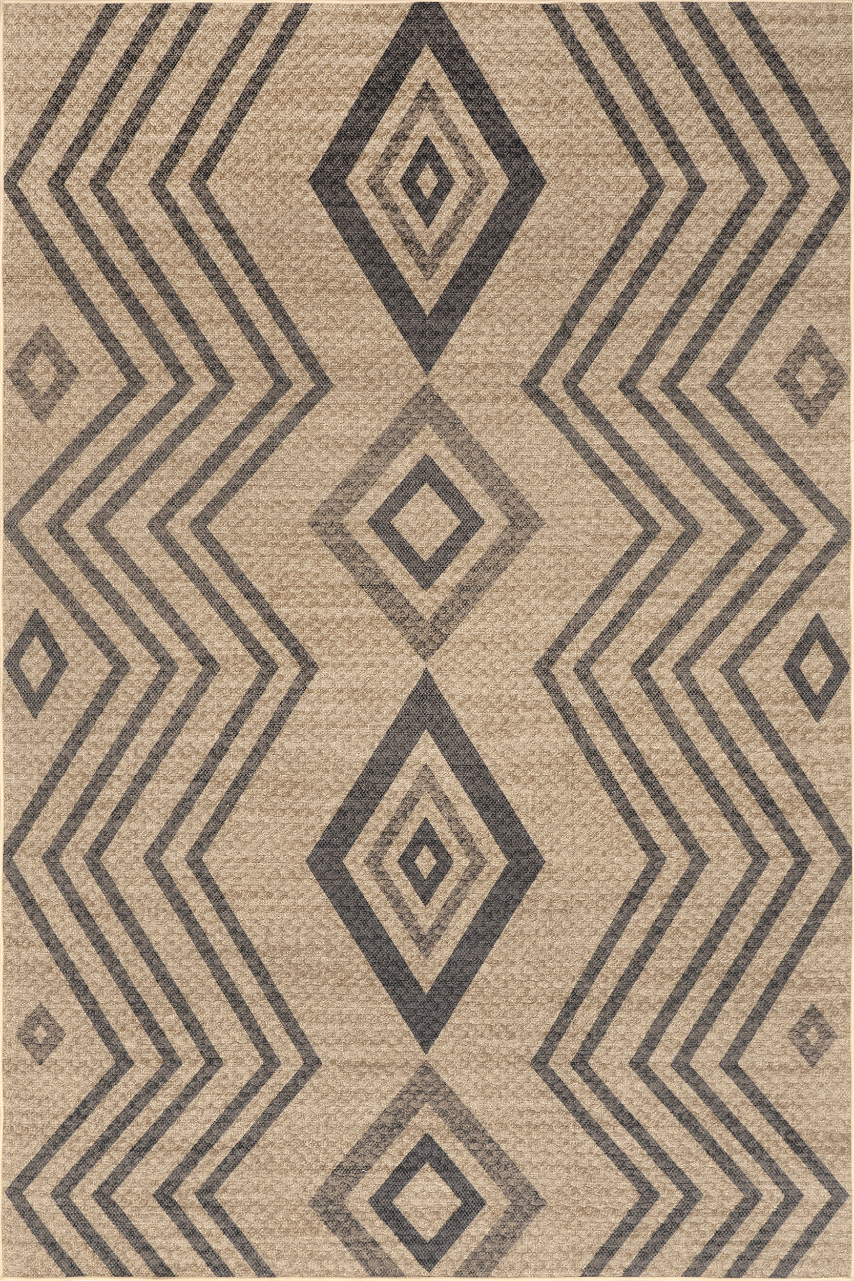 Milly Easy-Jute Washable Waves Rug | Natural