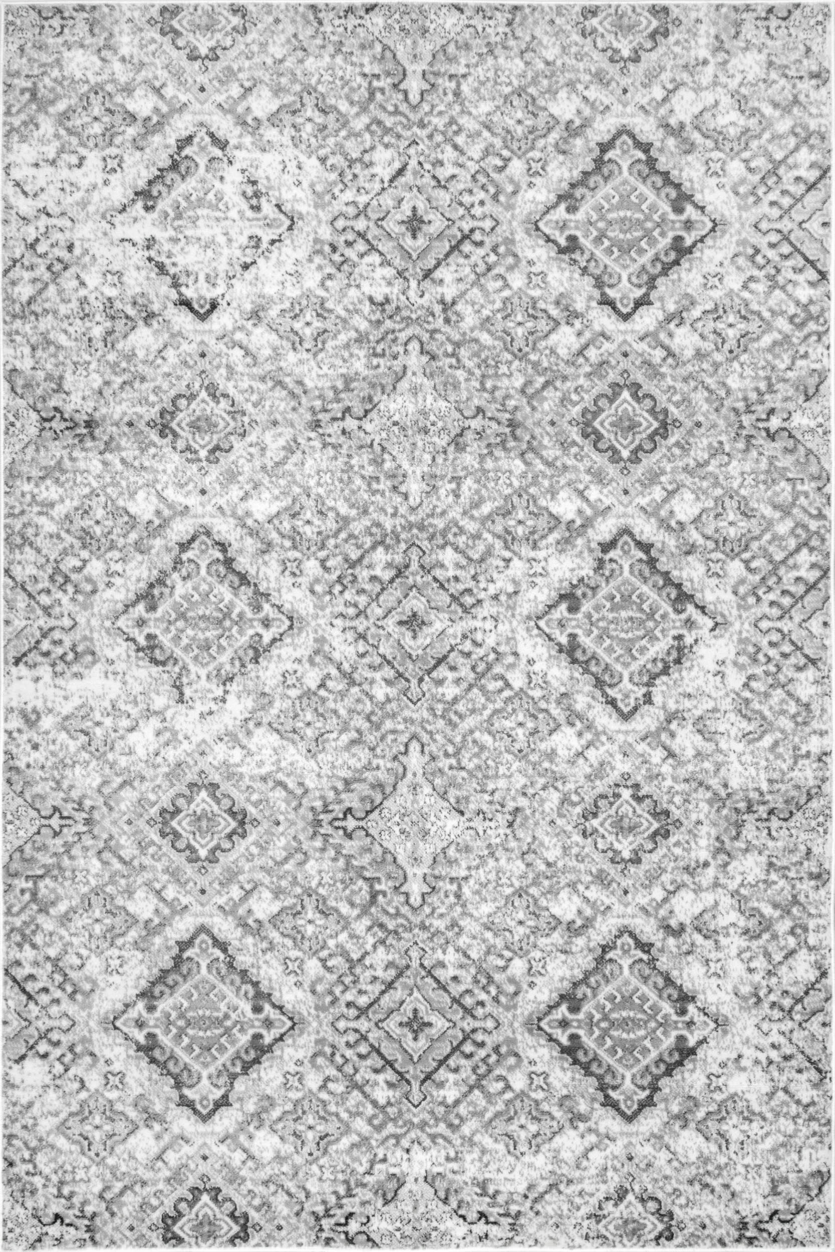 Persian Tessellation Rug | Grey