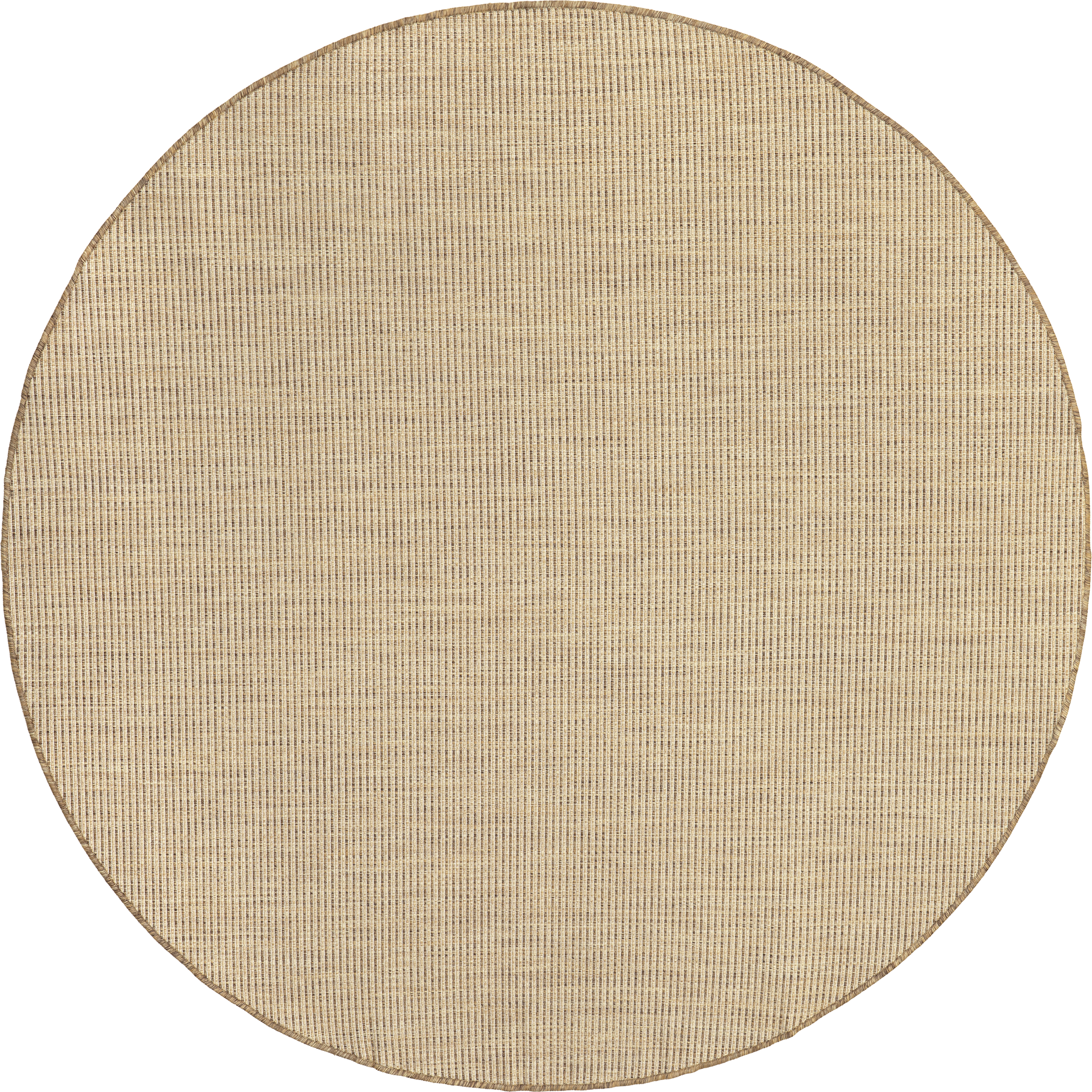 Sandra Solid Faux Jute Indoor/Outdoor Rug | Brown