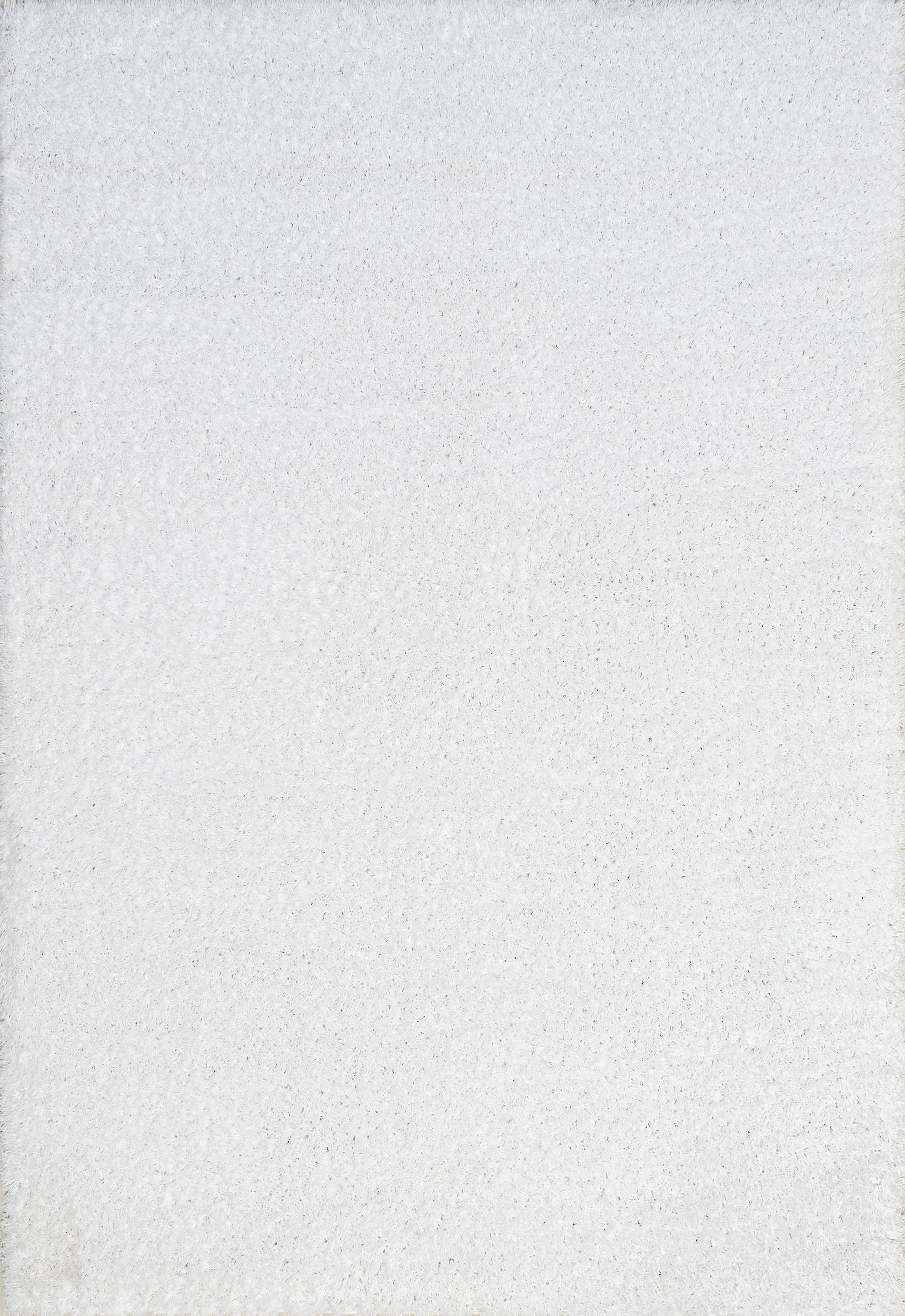 Solid Fluffy Rug | Snow White