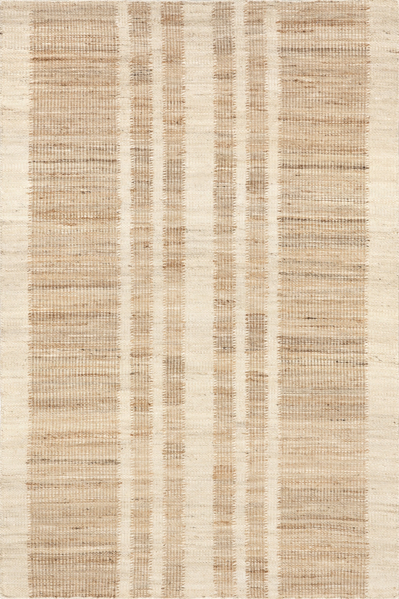Dora Striped Jute Rug | Natural