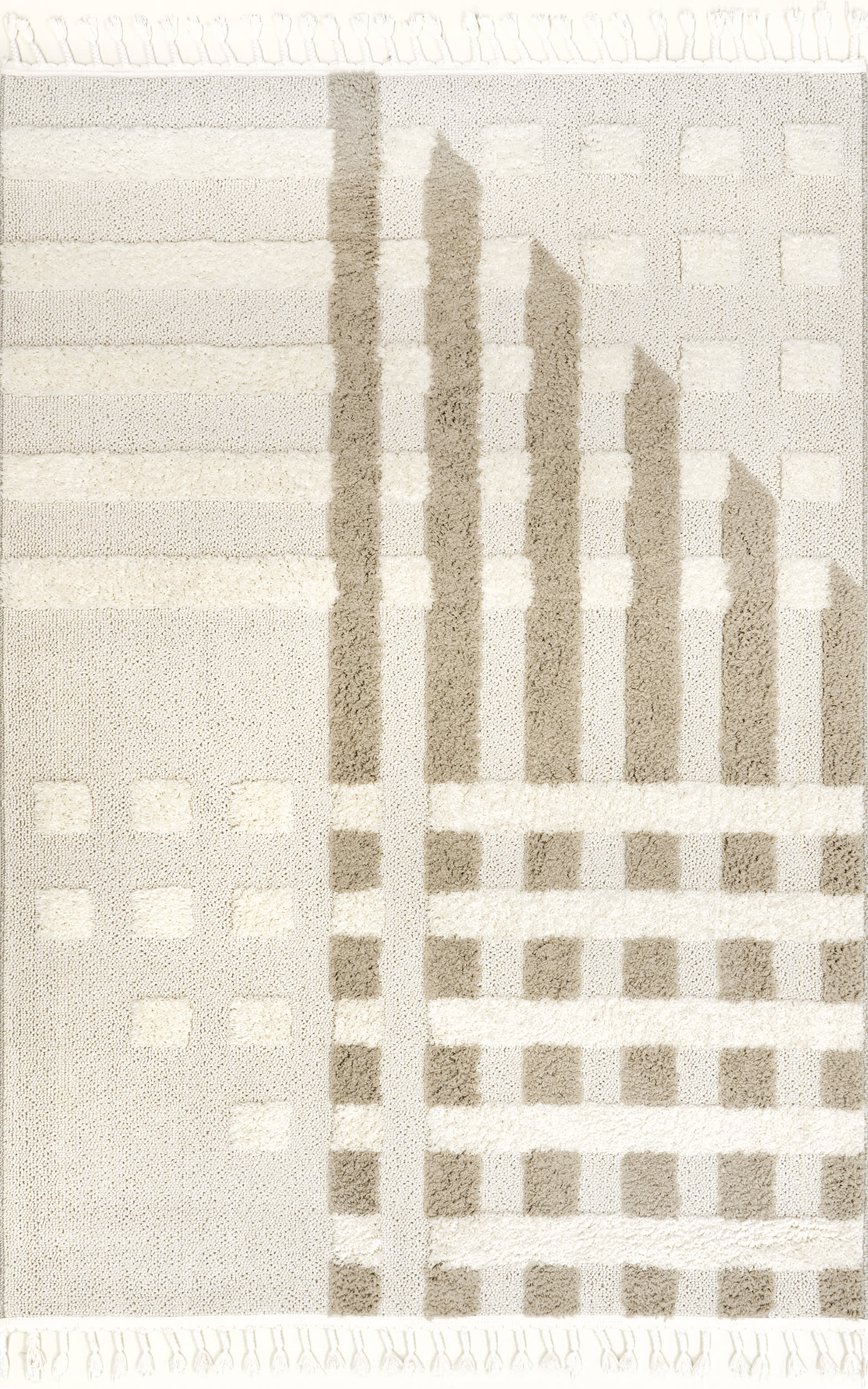 Dasia Broken Stripes Rug | Ivory