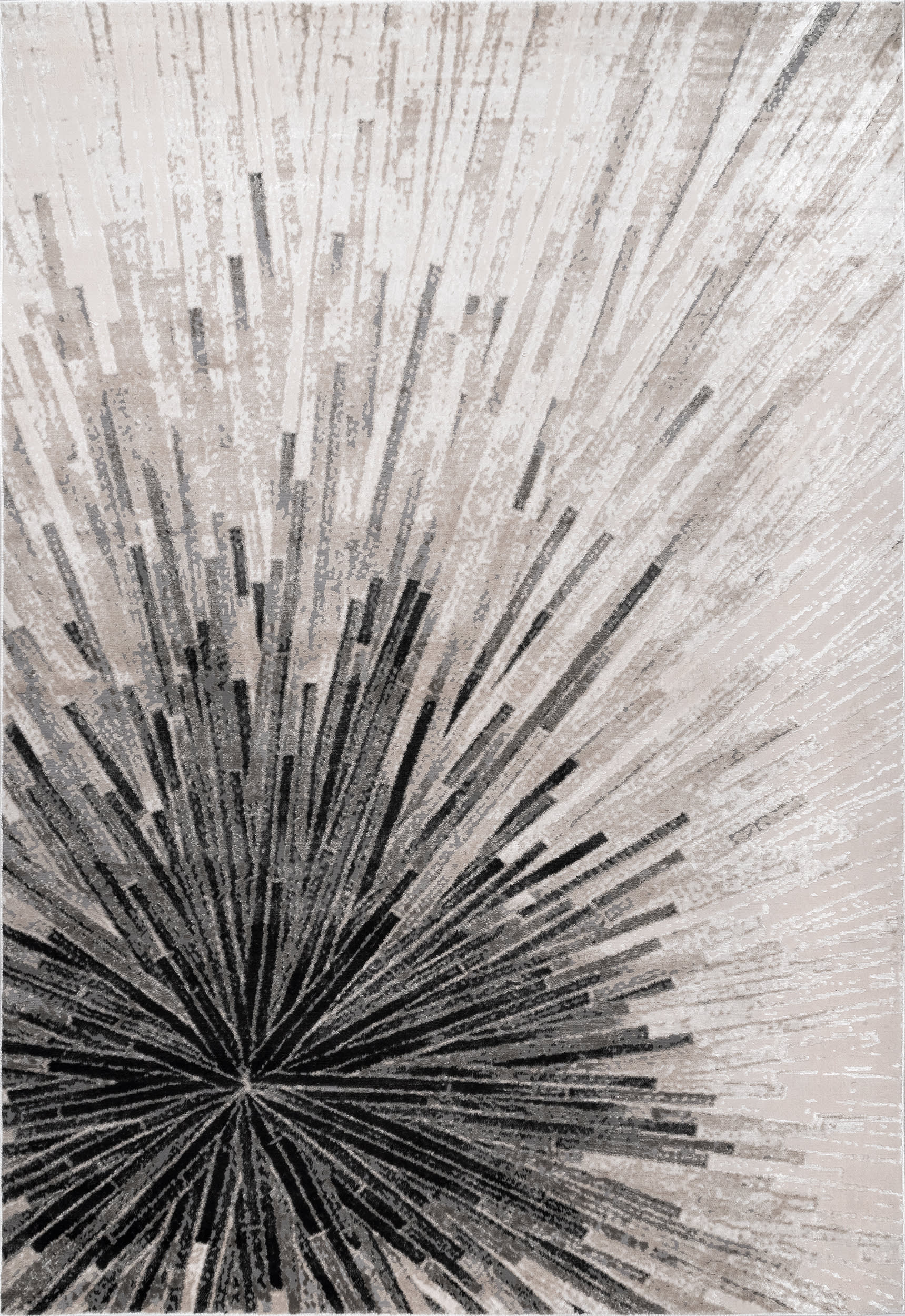 Alessia Splash Abstract Rug | Beige