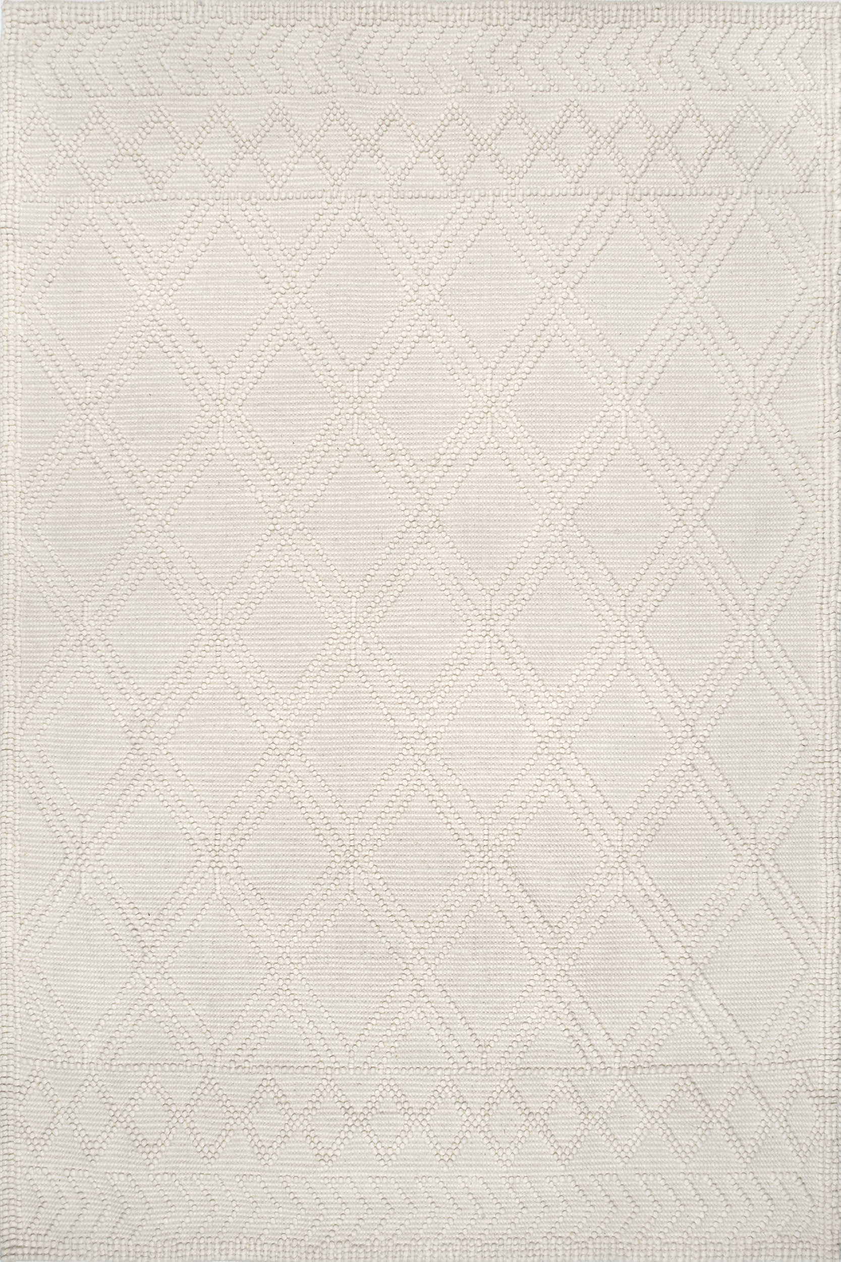 Argyle Trellis Rug | Ivory