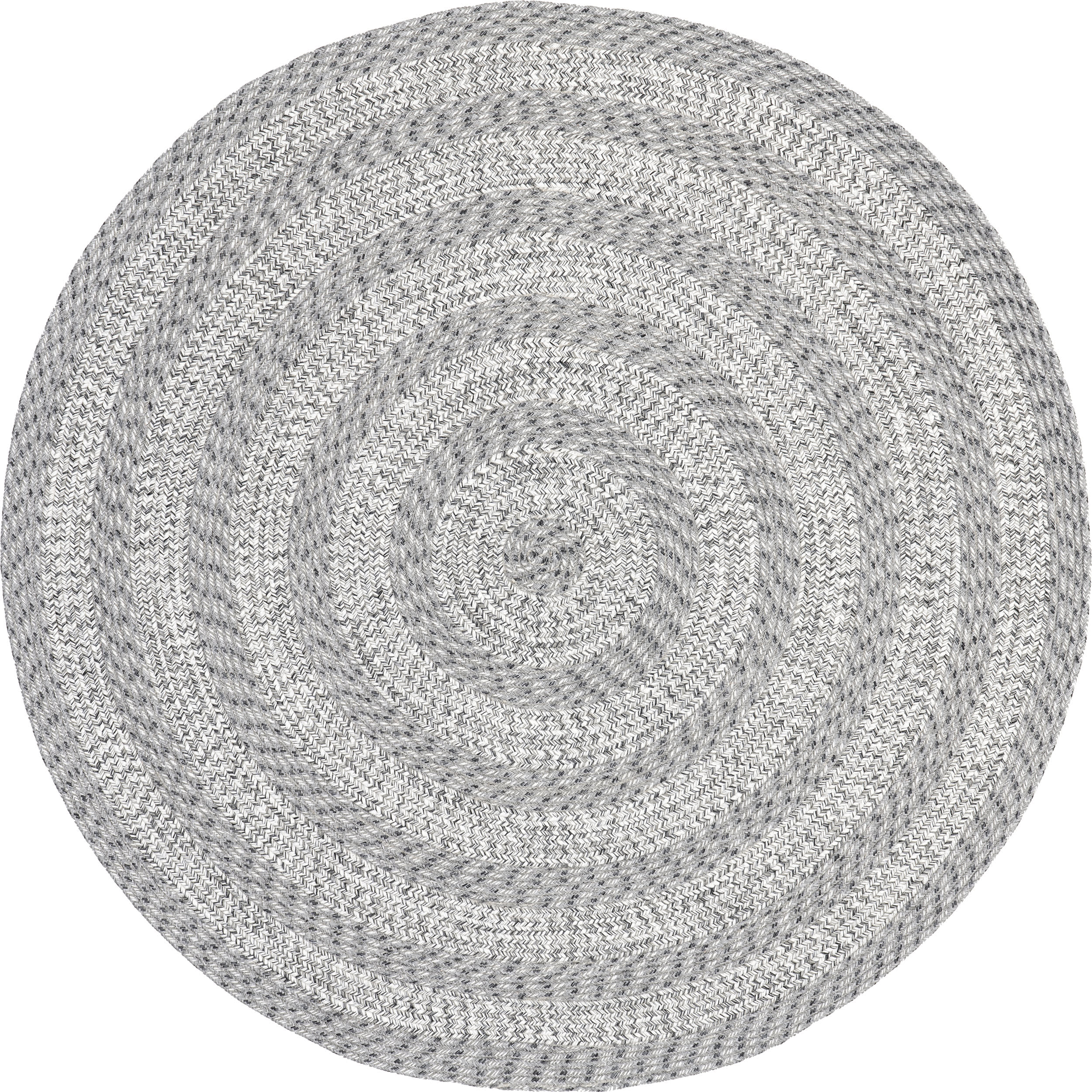 Braided Texture Indoor/Outdoor Rug | Grey