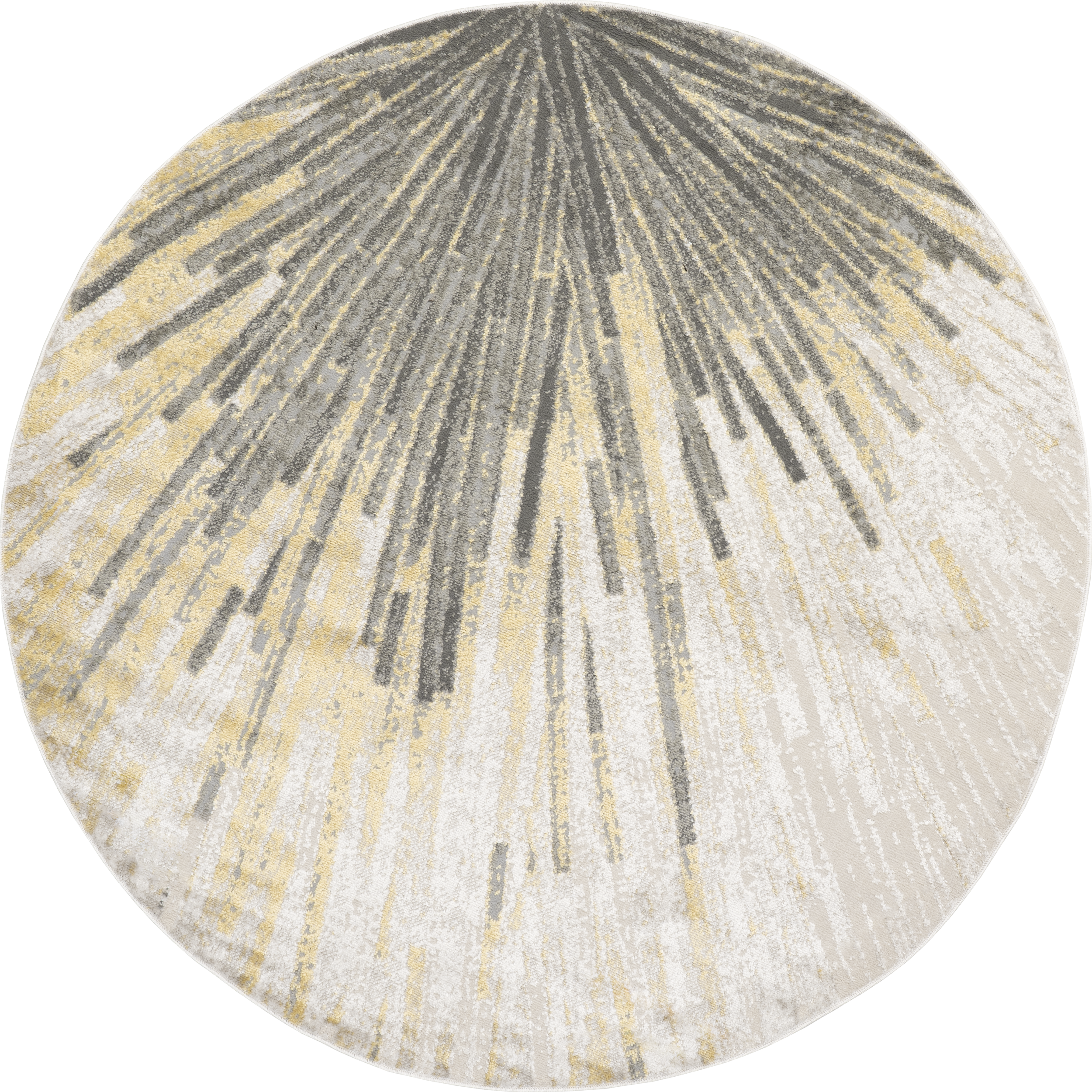 Alessia Splash Abstract Rug | Gold