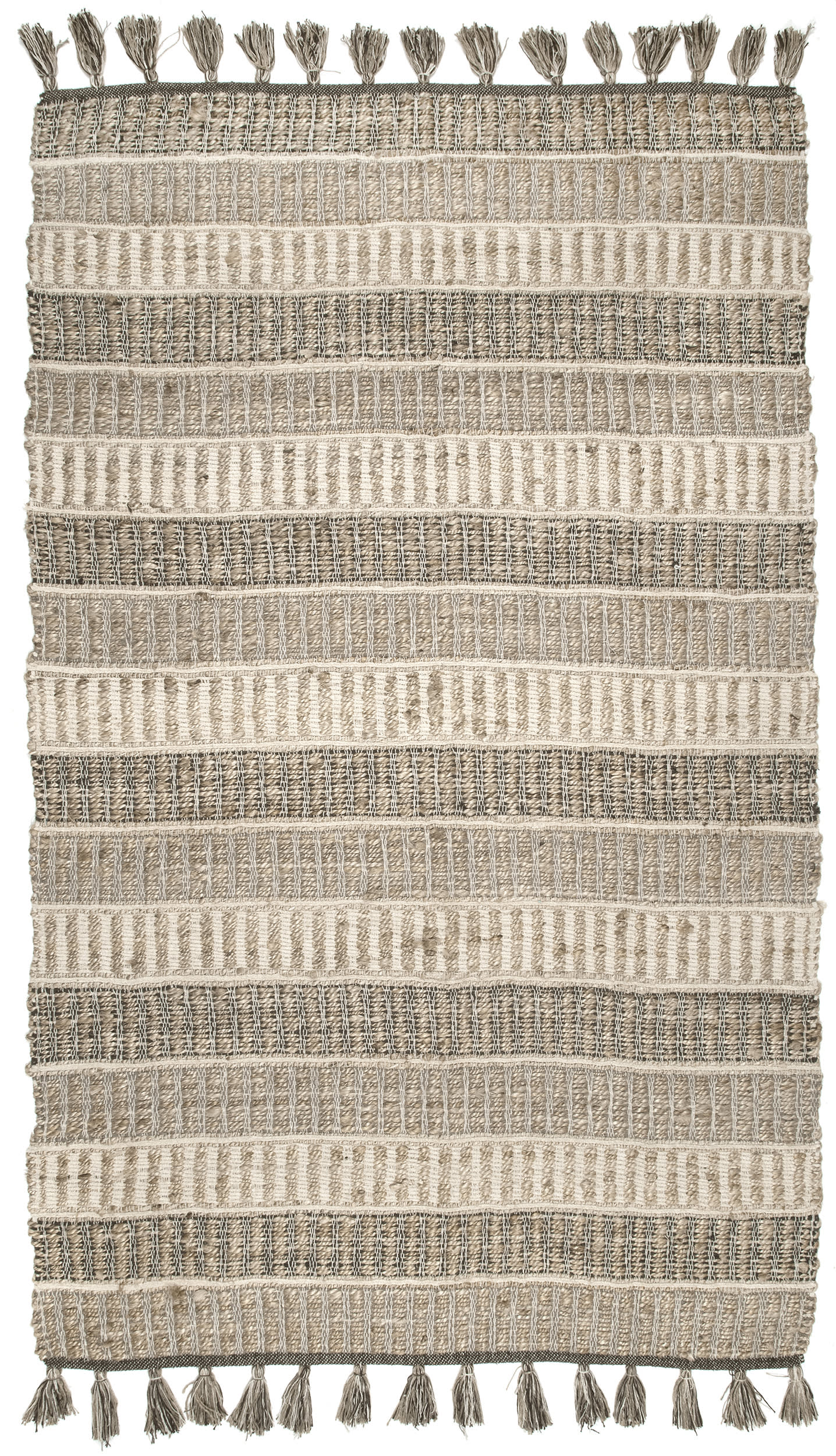 Entwining Bar Striped Rug | Multicolor