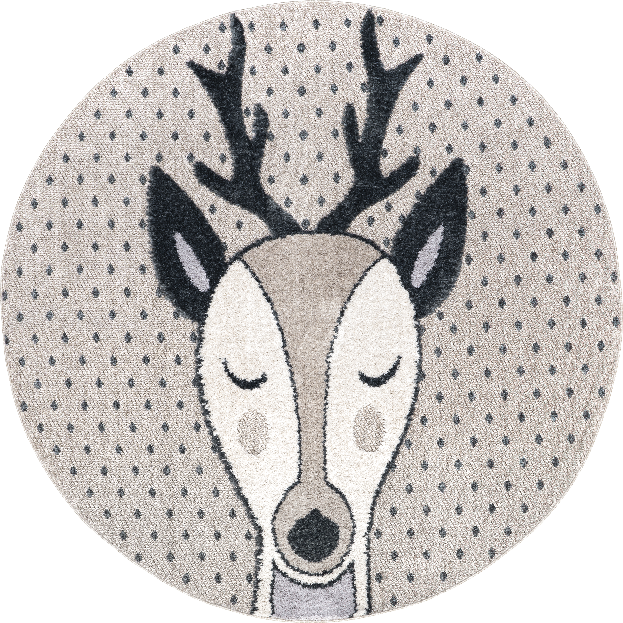 Liassandra Kids Deer Dreamers Rug | Beige