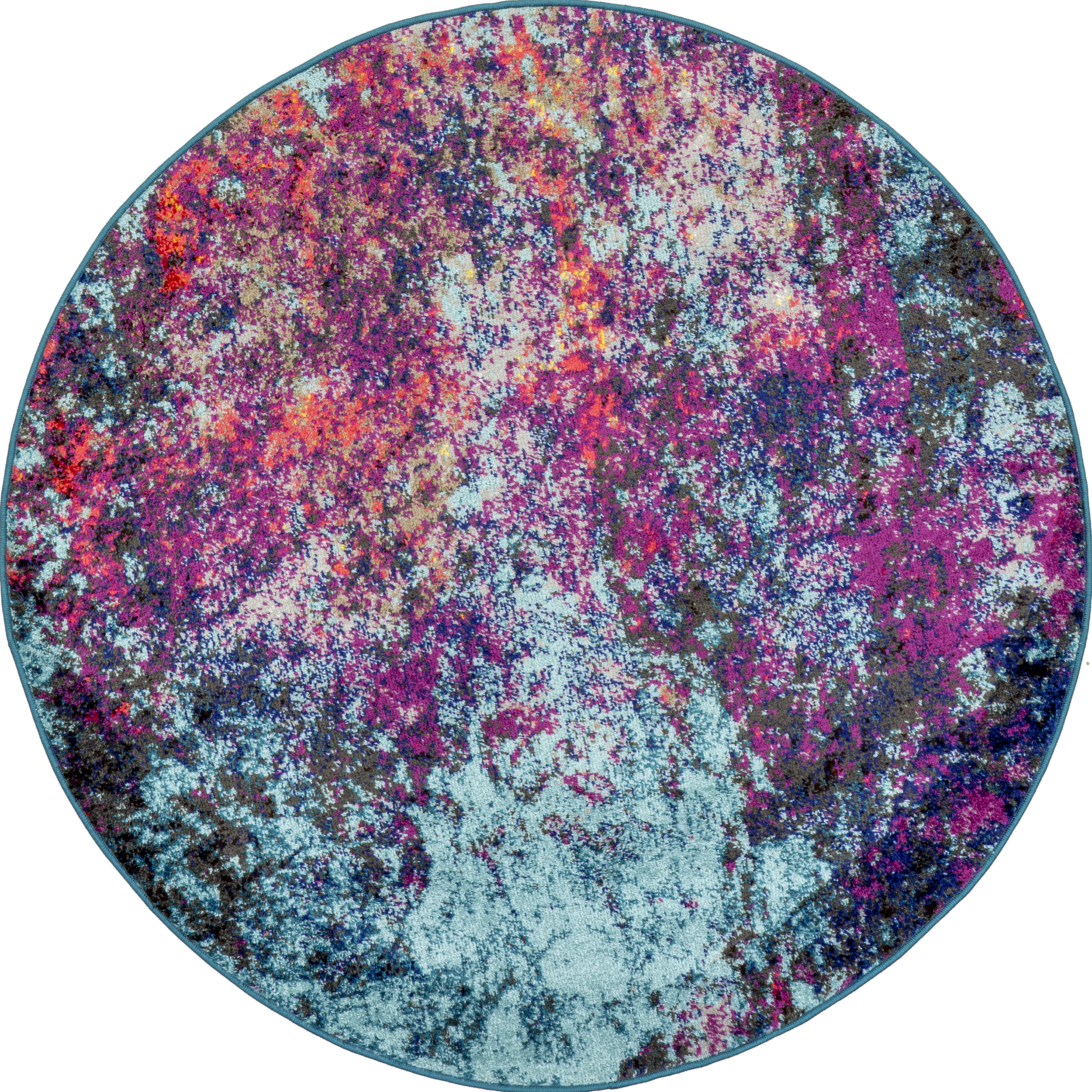 Cloud Nebula Abstract Rug | Multicolor